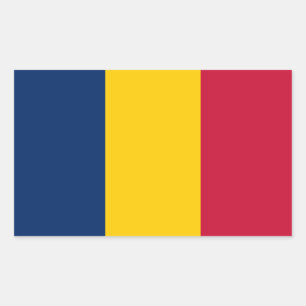 Chad Flag Rectangular Sticker