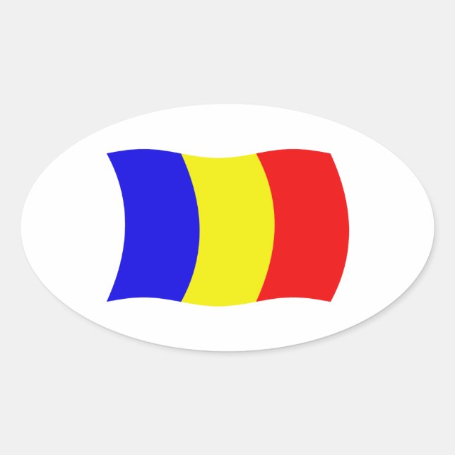 Chad Flag Sticker (Front)