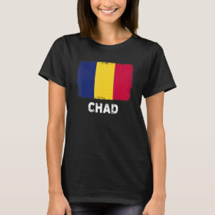 Chad Flag Support Chadian People Women Men T-Shirt