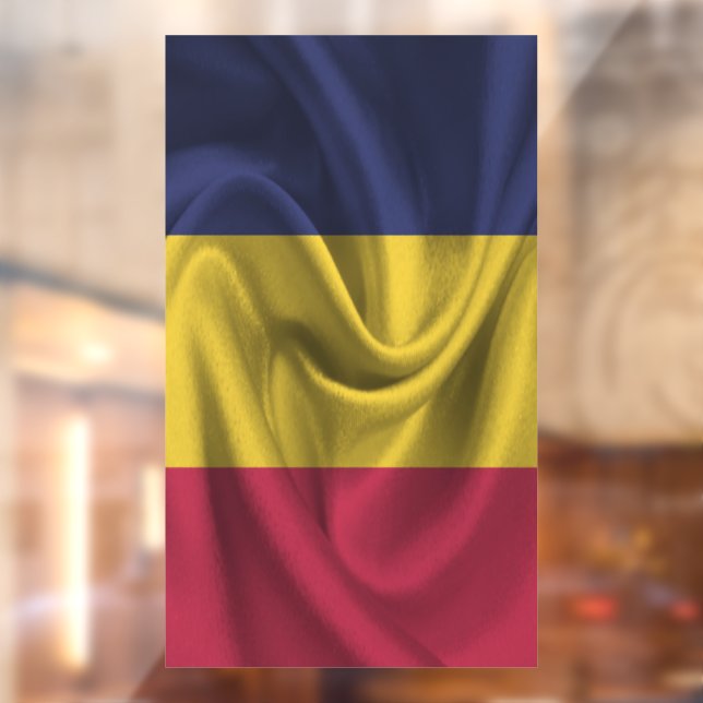 Chad Flag Window Cling (Sheet 2)