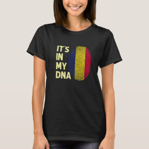 Chad In My Dna Chadian Flag Team Chad T-Shirt