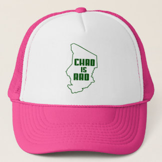 Chad is Rad Green Outline Trucker Hat