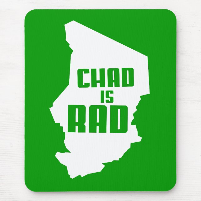 Chad is Rad (solid) Mouse Mat (Front)