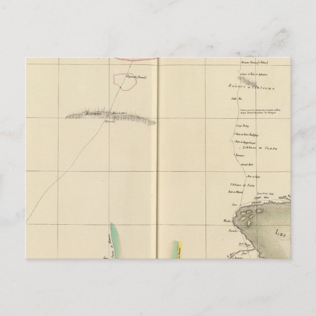 Chad Lake Region, Africa Postcard (Front)