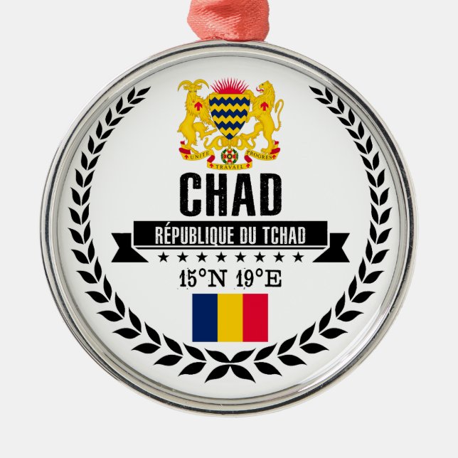 Chad Metal Tree Decoration (Front)