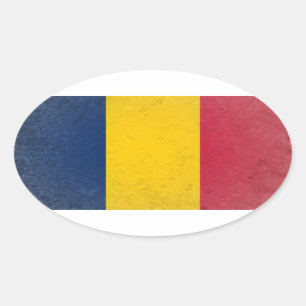 Chad Oval Sticker