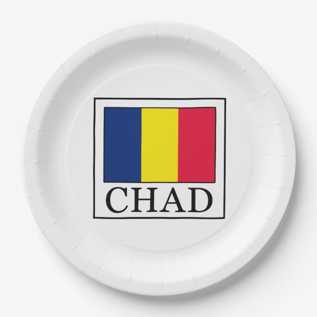 Chad Paper Plate (Front)