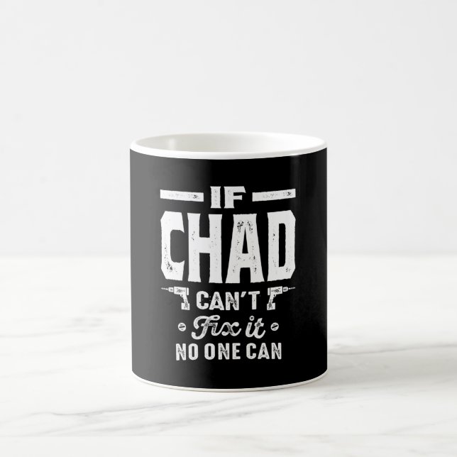 Chad Personalised Name Birthday Coffee Mug (Center)