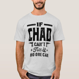 Chad Personalised Name Birthday Gift T-Shirt