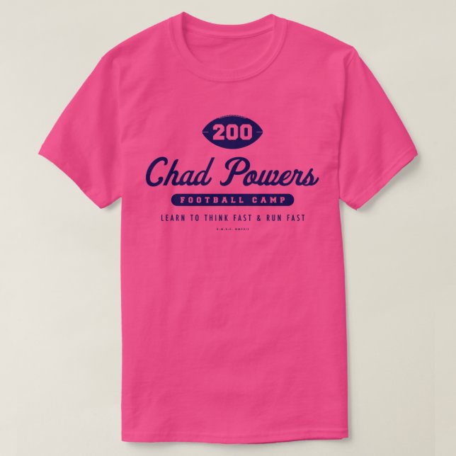 Chad Powers  Camp Blue T-Shirt (Design Front)