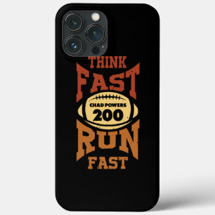 Chad Powers - Think Fast Run Fast - Vintage Retro iPhone 13 Pro Max Case