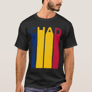 Chad Vintage Chad Flag Chadian Flag T-Shirt