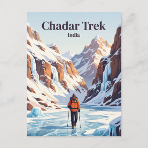 Chadar Trek India Postcard
