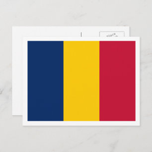 Chadian Flag, Flag of Chad Postcard