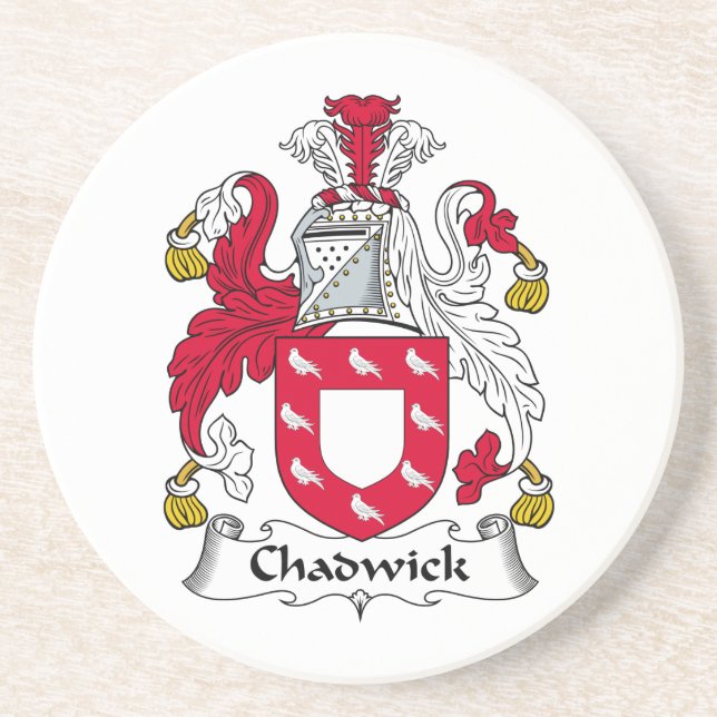 Chadwick Family Crest Coaster (Front)