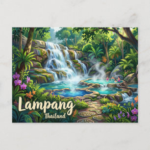 Chae Son National Park Thailand Postcard