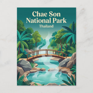 Chae Son National Park Thailand Postcard
