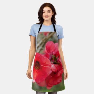 Chaenomeles speciosa All Over Print Apron