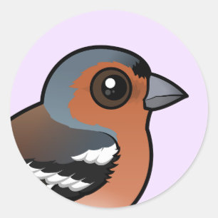 Chaffinch Classic Round Sticker