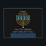 Chag Hanukkah Sameach 2021 Holiday Postcard<br><div class="desc">As We Celebrate The Festival Of Lights
We Wish You A Happy Hanukkah 
May You & Your Family Be Blessed With Joy & Good Health This Hanukkah</div>