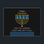 Chag Hanukkah Sameach 2021 Holiday Postcard<br><div class="desc">As We Celebrate The Festival Of Lights
We Wish You A Happy Hanukkah 
May You & Your Family Be Blessed With Joy & Good Health This Hanukkah</div>