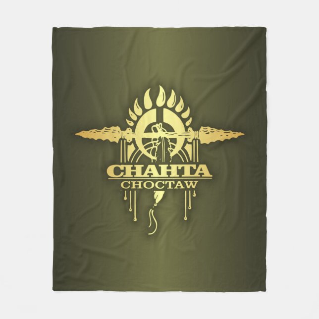 Chahta (Choctaw) 2o Fleece Blanket (Front)
