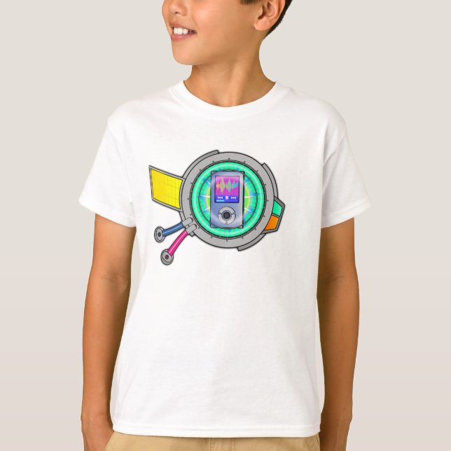 Chai Ipod Chest Core T-Shirt (Front)