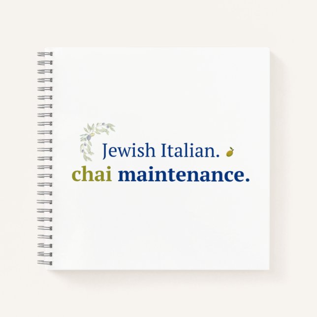Chai Maintenance journal (Front)