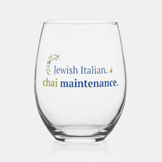 Chai Maintenance wine glass