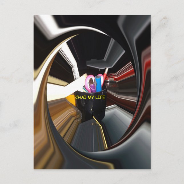 Chai My Life lovely Inspired DIY Ideas for Life Postcard (Front)