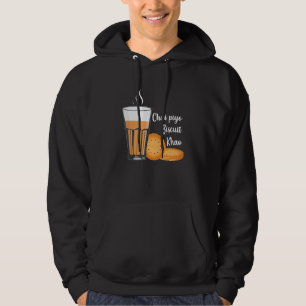 Chai Piyo Biscuit Khao Hindi Chai Tea  Quotes Hoodie