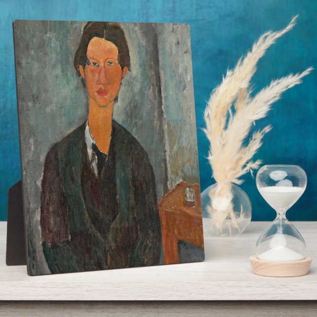 Chaim Soutine, 1917 (oil on canvas) Plaque (Side)