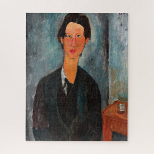 Chaim Soutine by Amedeo Modigliani Jigsaw Puzzle