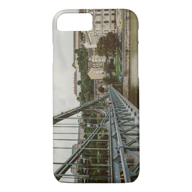 Chain bridge, Budapest Case-Mate iPhone Case (Back)