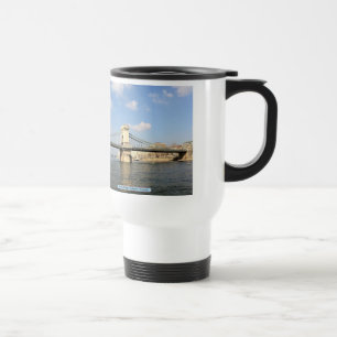 Chain Bridge, Budapest, Hungary Travel Mug
