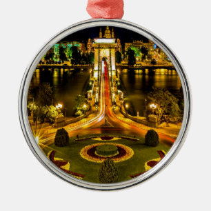 chain bridge budapest united states hungary bridge metal tree decoration