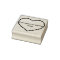 Chain heart shape 2 illustration art stamp