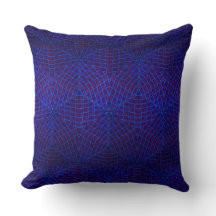 Chain Link Blue 20x20 Throw Pillow