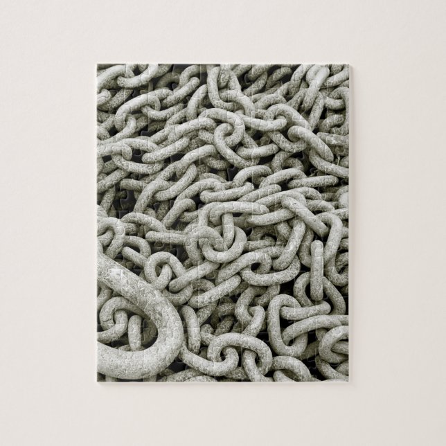 Chain Link Jigsaw Puzzle (Vertical)