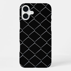 Chain Link Pattern Cool Fun iPhone 16 Plus Case