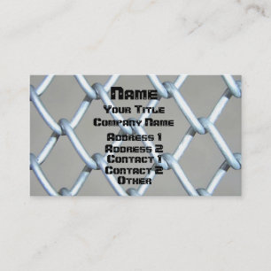 Chain Link & Screwed Business Card
