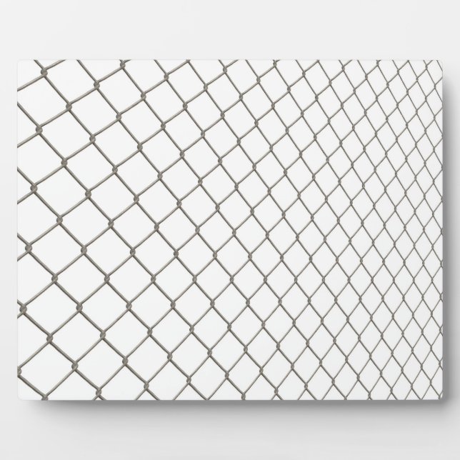 Chain Linked Fence Plaque (Front)