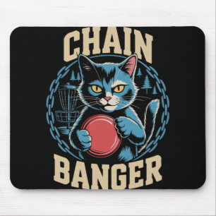 Chain Nger Disc Golf Cat Humour _2 Mouse Mat
