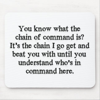 Chain Of Command Mouse Mat