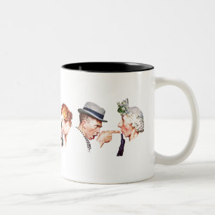 Chain of Gossip 3 Two-Tone Coffee Mug