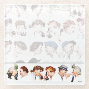 Chain of Gossip 4 Glass Coaster