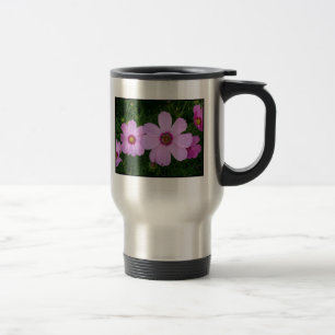Chain of Pink Cosmos Travel Mug