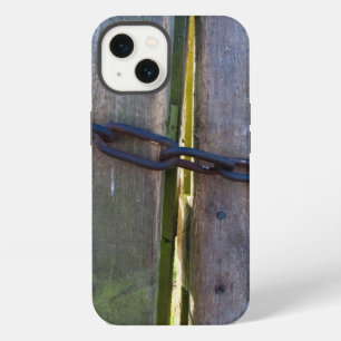 Chain on wood iPhone 13 case