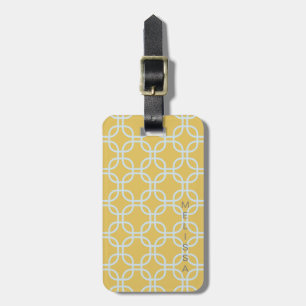 Chain Pattern ⎢Monogram Luggage Tag