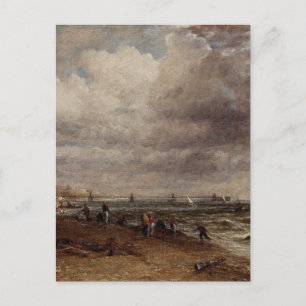 Chain Pier in Brighton by John Constable Postcard